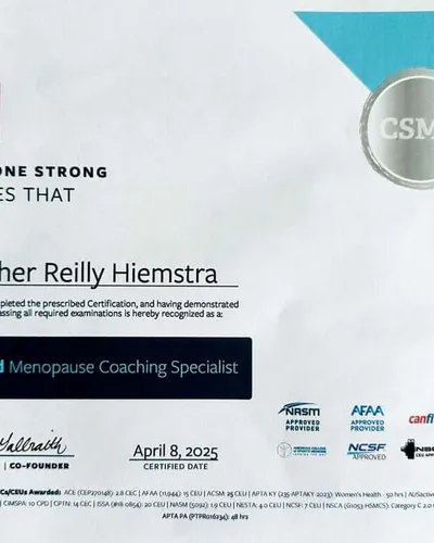 So, I Got Certified as a Menopause Coach