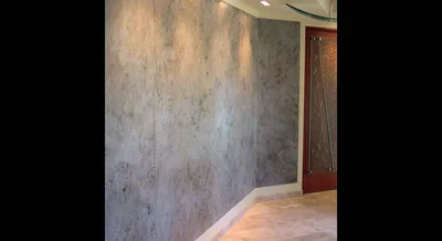 Venetial plaster gallery walls - La Jolla, CA