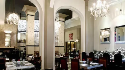 Custom design & production of interior elements at Currant, a restaurant in downtown San Diego, CA