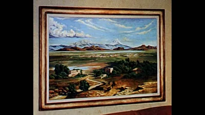 Hand painted Velasco reproduction commissioned for executive offices - San Diego, CA