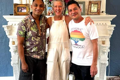 Jayson, Heather and Reymond at The Kenwood Gables, St. Petersburg