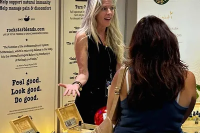 Rockstar Blends booth | Cannadelic 2024
