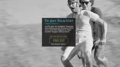 Promotional game app for Las Vegas CVB