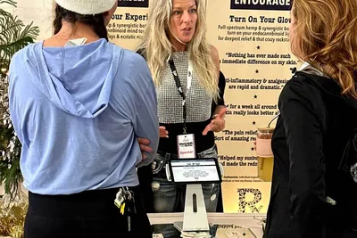 Heather Reillly Hiemstra, founder Rockstar Blends | Winterdelic 2024 expo