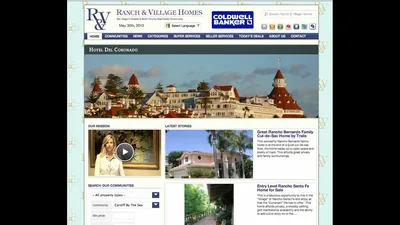 Local real estate agency website Del Mar, CA
