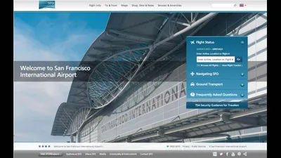Web application development for San Francisco International Airport & Museum