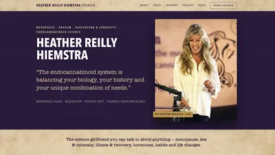 Business blog & ecommerce site for founder, speaker, inventor